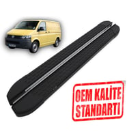 T5 TRANSPORTER KISA ŞASE 2003 2015 YILLARI ARASI ARACA ÖZEL NEVADA SİYAH YAN BASAMAK