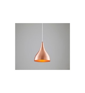 MYLİGHTS  METAL BAKIR  KONİK RETRO  RUSTİK  SARKIT AVİZE (Siyah)