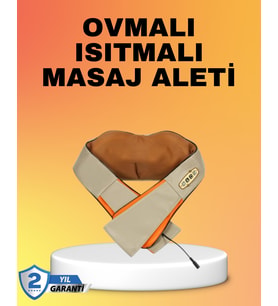 Kas Ağrılarına İyi Gelen Ovmalı Isıtmalı Boyun Omuz Bel Masaj Aleti