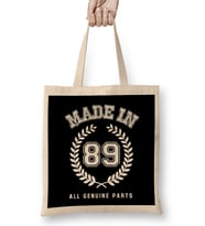 1989 Made In 89 All Genuine Parts Bez Çanta Uzun Saplı