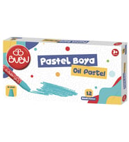 Bu-Bu Pastel Boya 12 Renk Pastel Boya