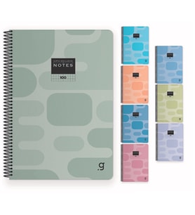GIPTA EXCLUSİVE NOTES 80 YAPRAK KARELİ SPİRALLİ PP KAPAK DEFTER