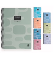 GIPTA EXCLUSİVE NOTES 80 YAPRAK KARELİ SPİRALLİ PP KAPAK DEFTER