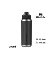 Stanley Wellspring Bottle 0,70 Lt Kilitli Kapak Matara (Siyah)