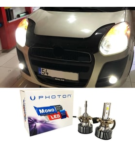 Fiat Doblo D3 Led Xenon Uzun Far Ampulü H1 Mono Yeni Seri Beyaz 2010-2015
