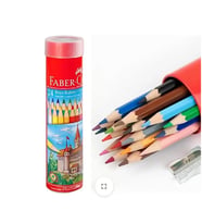 FABER-CASTEL 24 RENK KUTULU KURU BOYA KALEMİ