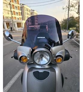 MOTOCAM Aprilia Scarabeo 200 Ön Cam 45cm 2002-2007 Model Siyah Renkli 4mm