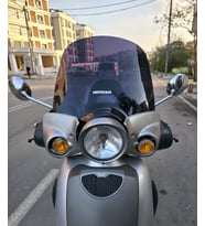 MOTOCAM Aprilia Scarabeo 200 Ön Cam 45cm 2002-2007 Model Siyah Renkli 4mm