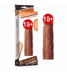 Kalınlık Ve Büyüme Sağlayan 5 Cm Dolgulu Gerçekçi Ten Hissine Sahip Penis Kılıfı