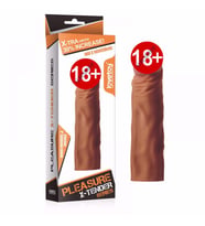 Kalınlık Ve Büyüme Sağlayan 5 Cm Dolgulu Gerçekçi Ten Hissine Sahip Penis Kılıfı