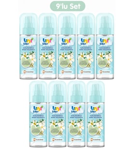 Uni Baby Bebek Kolonyası 150ML Nemlendiricili - Bahar Çiçekleri (9 Lu Set)