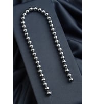 Hematit Taşı Küre Kesim Parlak Gümüş 10mm Doğal Taş Dizi