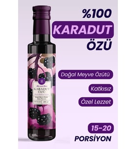 Karadut Özü - %100 Doğal, Katkısız, Şeker İlavesiz, 250 ml