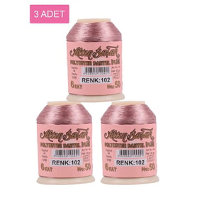 3 Adet Altınbaşak Oya ve Dantel İpi 20 gr - Royaleks - No: 102