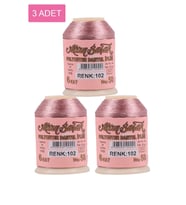 3 Adet Altınbaşak Oya ve Dantel İpi 20 gr - Royaleks - No: 102