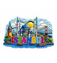 Northcity İstanbul Temalı Silikon Buzdolabı Magnet Süsü - Alk5374