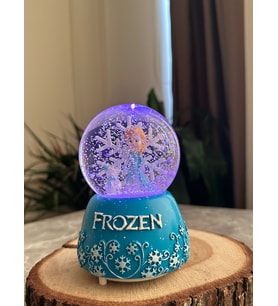 Merhaba Kış ( Hello Winter ) Otomatik Kar Küresi Kendinden Kar Taneli Müzikli Işıklı Büyük Boy Kar Küresi