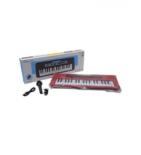 37 Tuşlu Pilli USB Kablolu Mikrofonlu Piano Kırmızı veya Siyah (Çok Renkli)