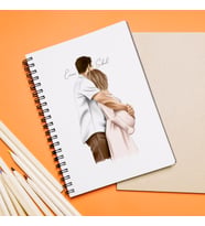 Aile Tasarımlı Defter Kişiye Özel