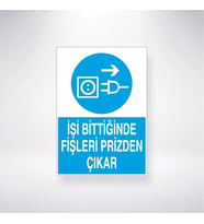 İşi Bittiğinde Fişleri Prizden Çıkar