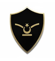 Minyatür Rütbe Astsubay Sağlık Sınıfı Yedek Astsubay - Astsubay Astçavuş (Siyah Zemin JANDARMA) (Haki)
