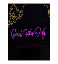 Good Vibes Only Yazılı Neon Tabela