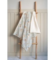 Tavşanlı Welsoft Bebek Battaniyesi (80x120) - Rabbit Garden