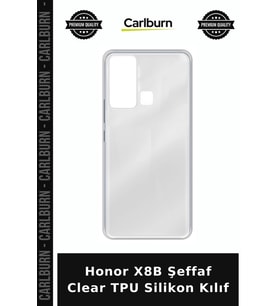 Honor X8B Şeffaf Clear TPU Silikon Kılıf Cep Koruyucu Arka Kapak