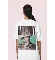 Özel Tasarım Bad Bunny Sırt Baskılı Unisex Oversize Rapper Şarkıcı Tişört