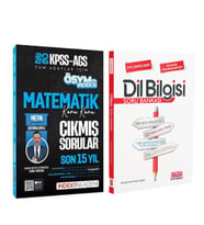 İndeks 2026 KPSS MEB AGS Matematik ÖSYM nin İndeksi Çıkmış Sorular Son 15 Yıl ve AKM Dil Bilgisi Soru Bankası Seti 2 Kitap