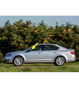 Skoda Octavia 3 A7 2017-2020 Sol Dış Dikiz Aynası Çerçevesi 5E0857531