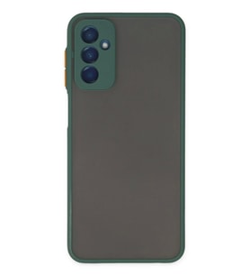 Newface Samsung Galaxy M13 Kılıf Montreal Silikon Kapak - Yeşil