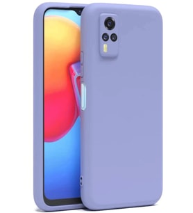 Y53S Kılıf Nano içi Kadife Silikon - Lila