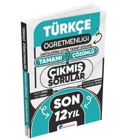 2025 ÖABT MEB AGS Türkçe Öğretmenliği Çıkmış Sorular Son 12 Yıl Çözümlü Özdil Akademi Yayınları
