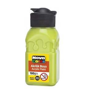 Nova Color Akrilik Boya Şişe 100 Cc Fıstık Yeşili Nc-2027