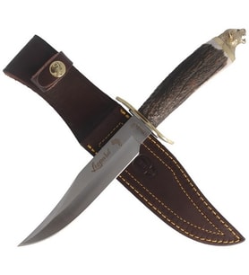 Muela Leopar 16cm Geyik Boynuzu Saplı Bıçak