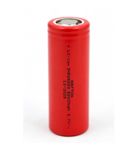 INR 26650 5000mAh 3.7V Li-ion Şarj Edilebilir Pil - Kırmızı