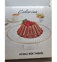 Ayaklı Kek Tabağı