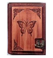 DEFFTER  64229-8 13.5x18.5 KRAFTON DERİ KAPLI KRAFT ÇİZGİSİZ DEFTER  ( M )