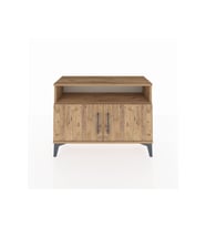 Arges Şifonyer 2 Raflı 2 Kapaklı 88x30x64 Çam-Çam
