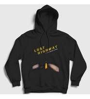 Presmono Unisex Siyah Poster David Lynch Lost Highway Kapüşonlu Sweatshirt 466507tt