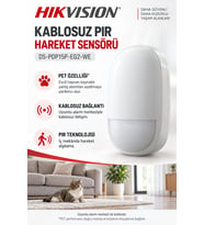HIKVISION Kablosuz Manyetik Kontak Kapı ve Pencere Alarm Sensörü