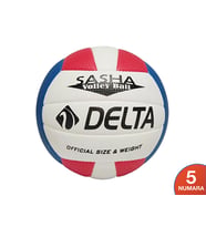 Delta Voleybol Topu El Dikisli Voleybol Topu SASHA-KIRMIZI-MAVI Kırmızı