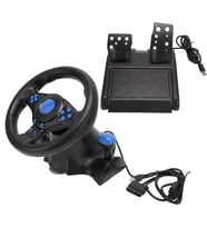 Gaman EY_6103 USB Oyuncu Bilgisayar Oyun Direksiyon Seti 4in1 Titreşimli PC/XBOX360/PS3/PS2
