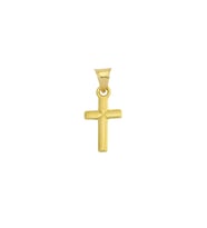 Altın Minik Cross Kolye Ucu