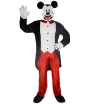 Yetişkin Mickey Mouse Kostümü Fraklı