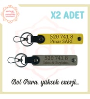 Kül Gri-Sarı, Kişisel Enerji Başarı Dolu Sevdiklerinize Hediye 520 741 8 Kodlu İsme Özel Anahtarlık (Çok Renkli)