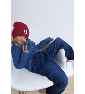 Breeze Erkek Çocuk Jean Pantolon Bağcıklı Fermuarlı Cepli 5-9 Yaş, Koyu Mavi