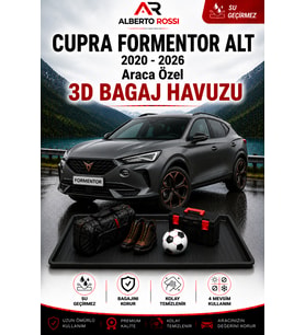 Cupra Formentor ALT 2020 - 2026 Araca Özel 3D Bagaj Havuzu