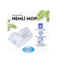 80 cm Pamuk Zemin Paspası 10'lu Set, Yedek Ürün, Nemli Temizlik İçin